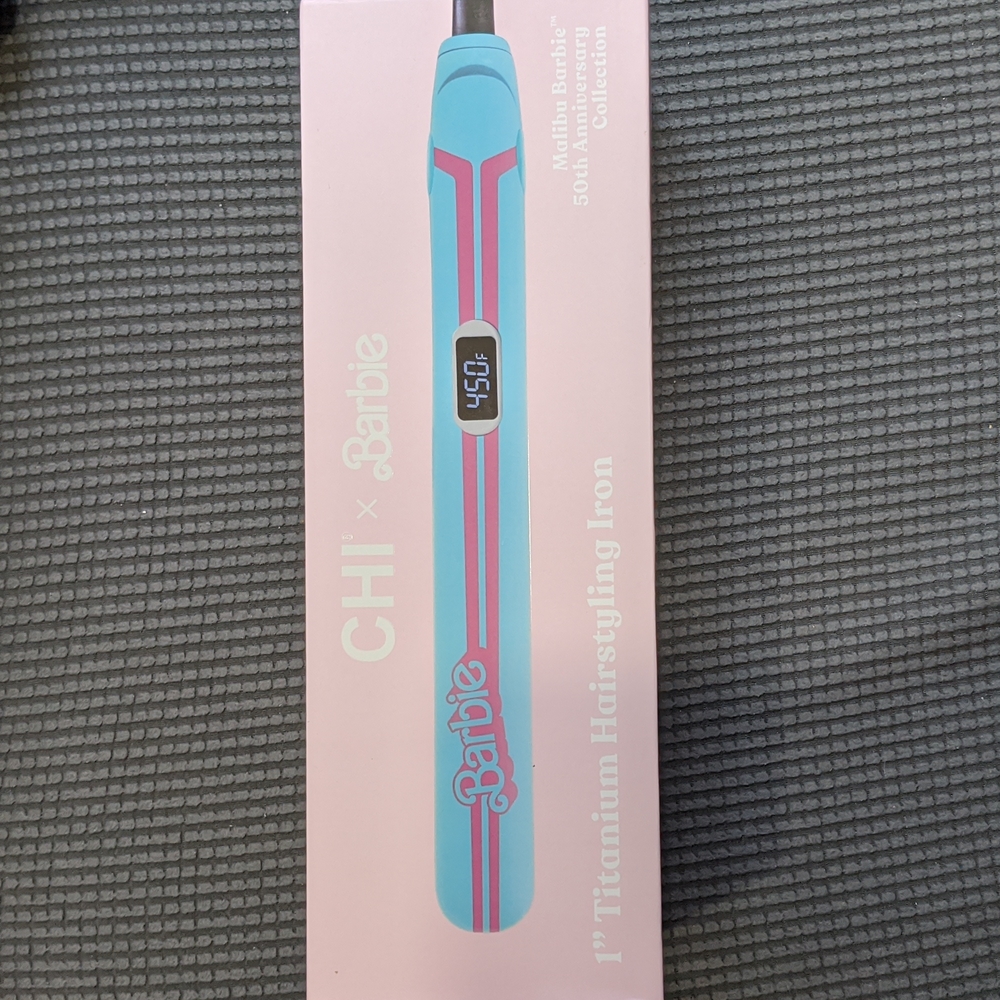 Chi x barbie brand new! Never used! Limited Edition